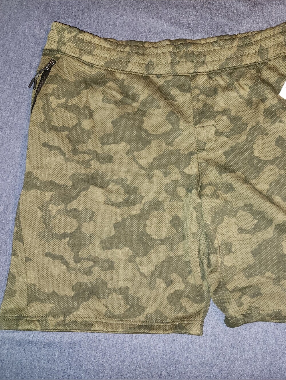 Olive Camo Athletic Shorts